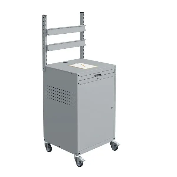 Válvula de Pneu Armário SOFAME MODULINFO L695 x P 660 x 1005 mm com 2 calhas suspensas para caixas de arrumação visíveis s...