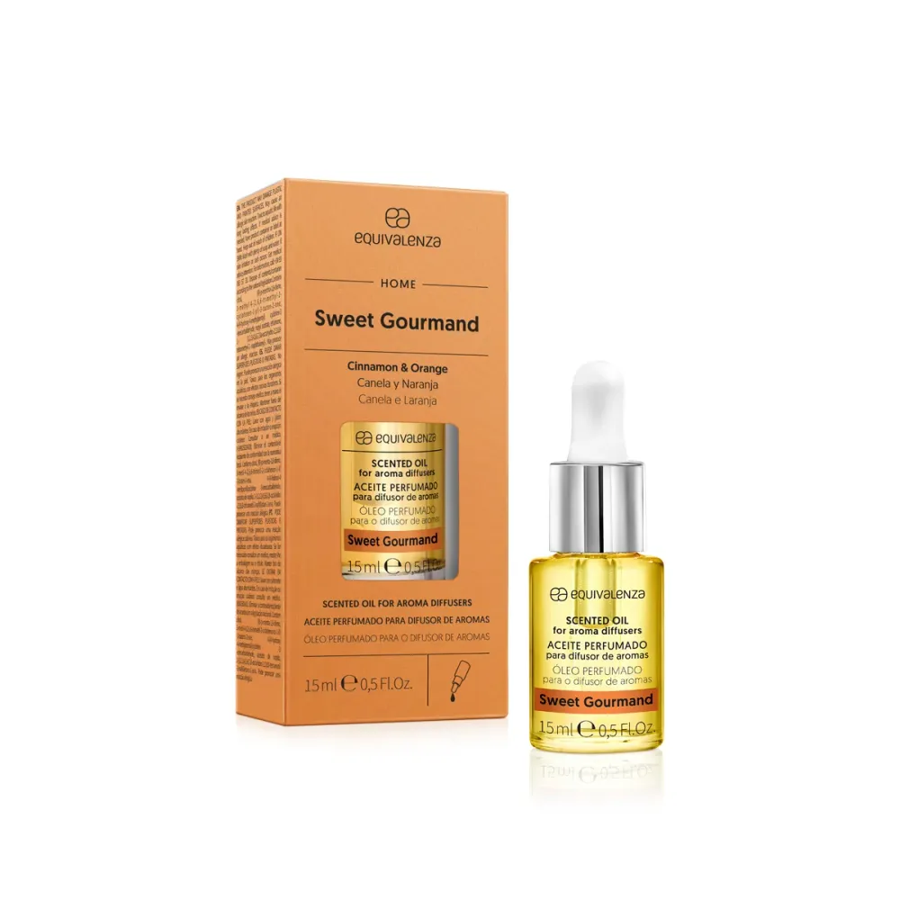 Óleo perfumado hidrossolúvel Sweet Gourmand (canela e laranja) Garrafa com Medidor