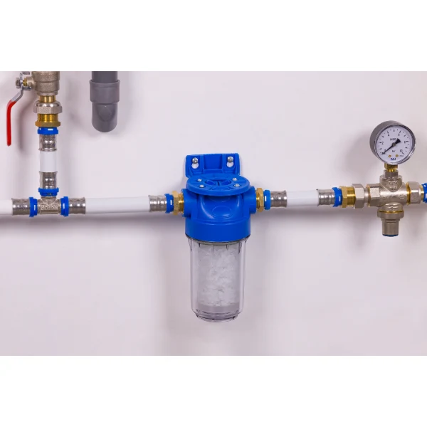 Mini estação anti-calcário para aquecedores de água