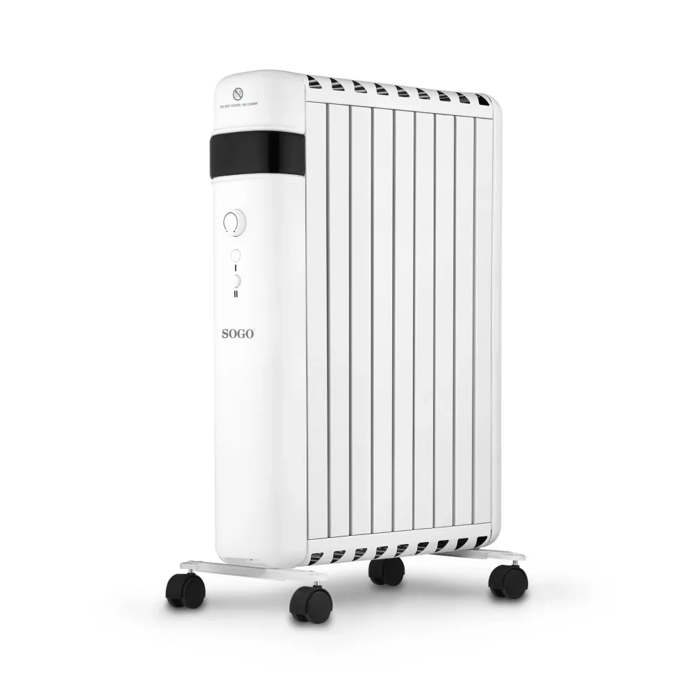Aquecedor Convector Sogo CALSS18485 | 2000W, 9 elementos, Termostato ajustável