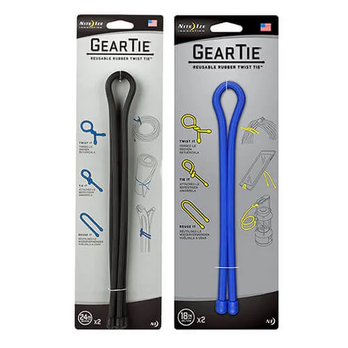 Gravata de engrenagem Torda de borracha reutilizável 18 "(2pk) Nite Ize