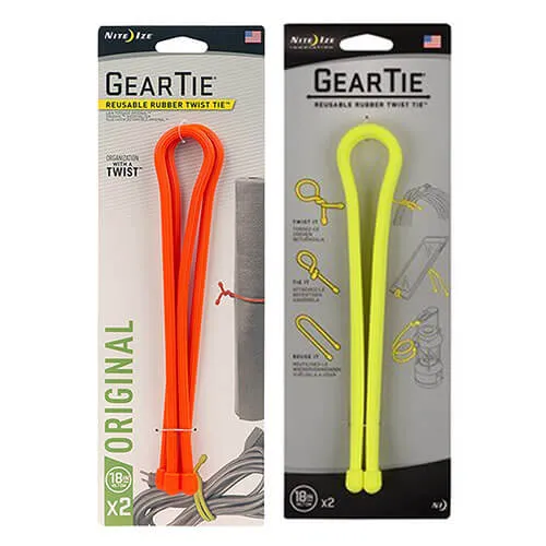 Gravata de engrenagem Torda de borracha reutilizável 18 "(2pk) Nite Ize