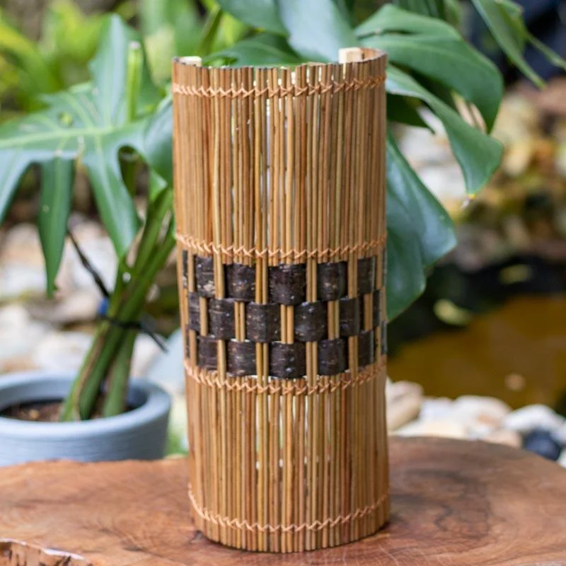 Arandela Artesanal c/ Casca de Vegetal
