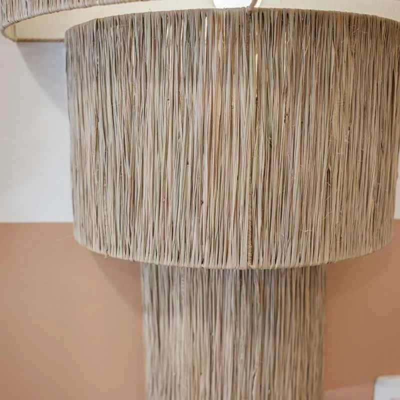 Arandela Artesanal em Fibra Natural | Bali