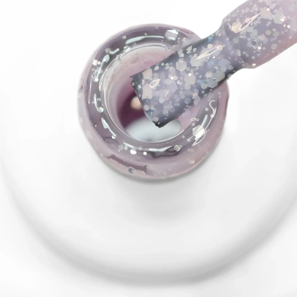Kit Verniz Gel 6 Cores Express Glitter Panic (#1 #6) com Pintura Pronta