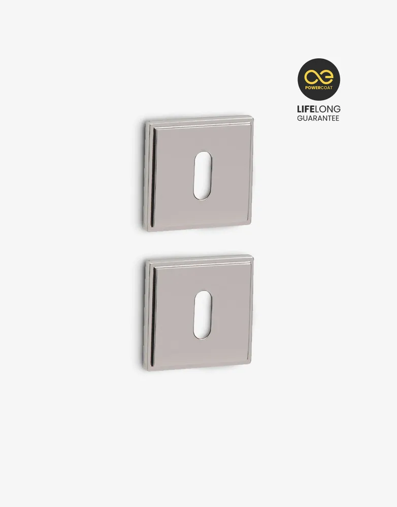Squared Atelier patent escutcheon set | Estilo GT |