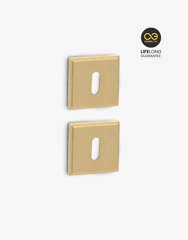 Squared Atelier patent escutcheon set | Estilo GT |