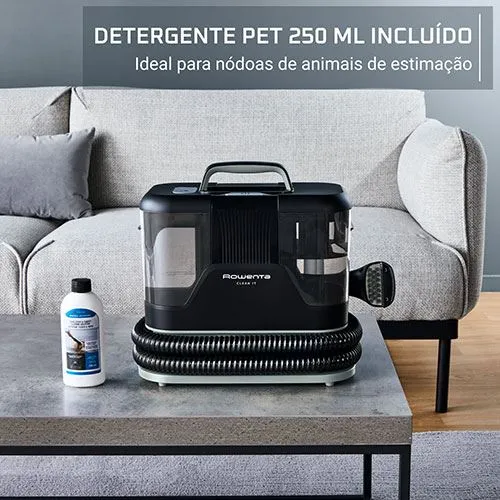 Máquina de Limpeza Rowenta IN5021F0 Clean It Pet | Preto Fragrância Neutra
