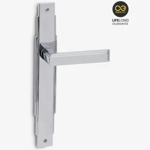 Kit Profissional New York lever handle set on exclusivo backplate