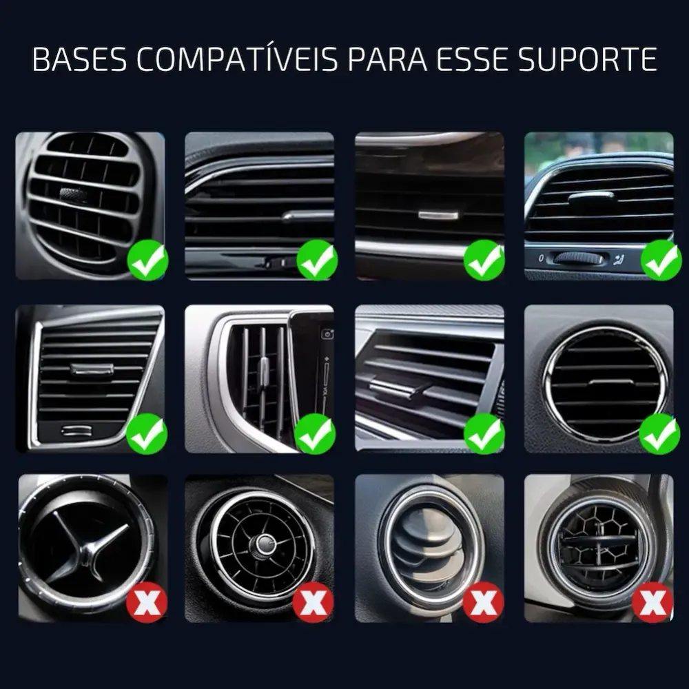 Suporte Carregador de Iphone Para Carro Joyroom, 12, 13 e 14
