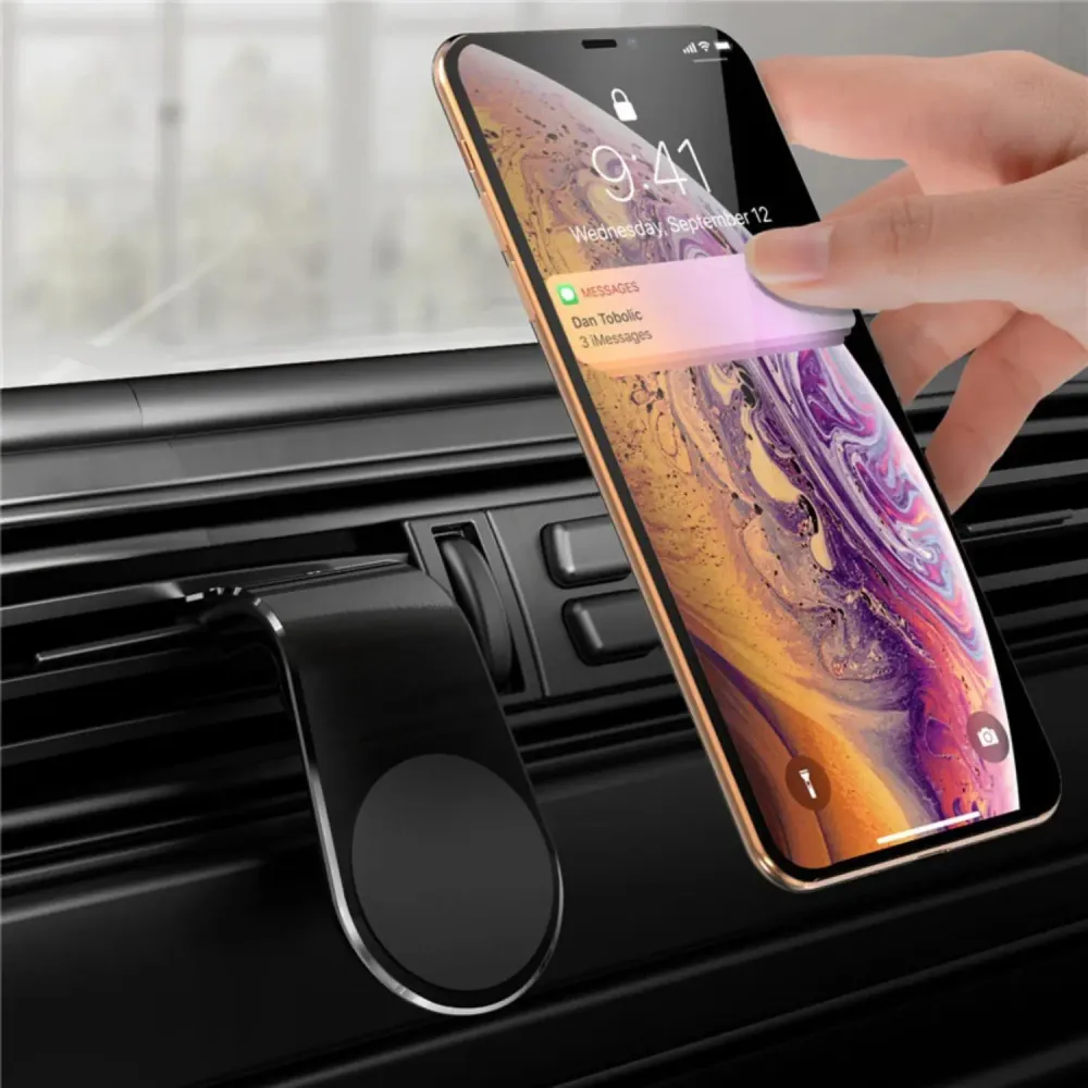 Suporte Celular Automotivo Magnético Ar Condicionado 360