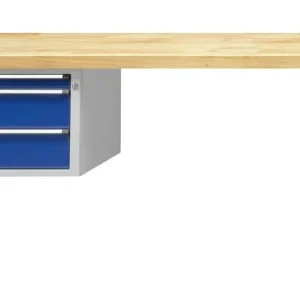 Bancada combinada de bancadas ANKE, modelo 622 V, 2000 x 700 x 840 mm, RAL 7035/5010, BMP 40 mm, 410.648