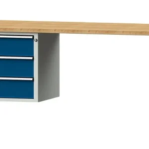 Bancada combinada de bancadas ANKE, modelo 726 V, 2000 x 700 x 840 mm, RAL 7035/5010, BMP 40 mm, 410.744