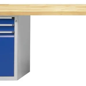 Bancada combinada de bancadas ANKE, modelo 822 V, 2000 x 700 x 840 mm, RAL 7035/5010, BMP 40 mm, 410.816