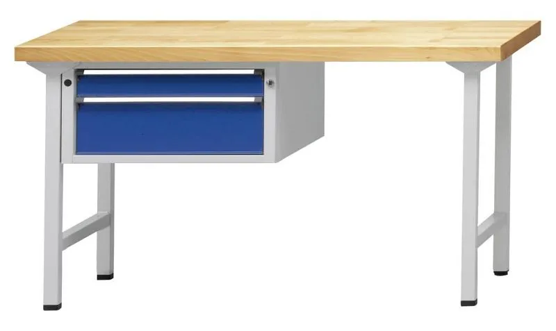 Bancadas ANKE Bancada combinada, modelo 501 V, 1500 x 700 x 840 mm, RAL 7035/5010, BMP 40 mm, 410.000