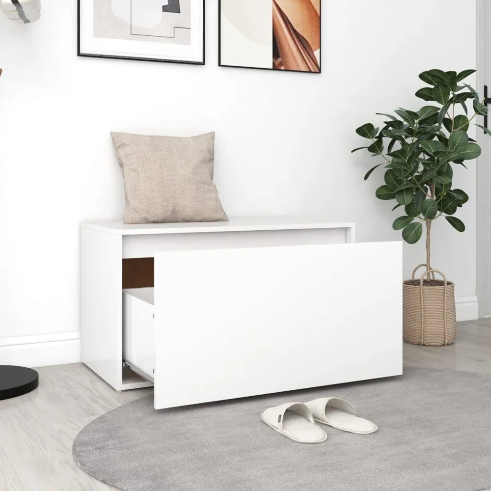 OEM Compatível Banco corredor 80x40x45 cm derivados de madeira cinzento sonoma