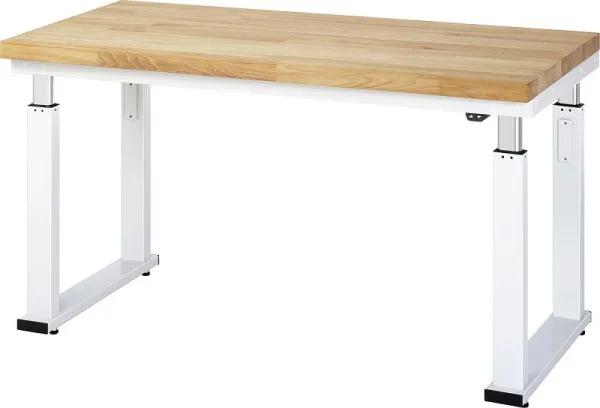 Bancada de trabalho RAU série adlatus 600 (eletricamente ajustável em altura), 1500x850x700 mm, 08-WB-150-070-B