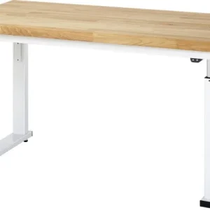 Bancada de trabalho RAU série adlatus 600 (eletricamente ajustável em altura), 1500x850x700 mm, 08-WB-150-070-B