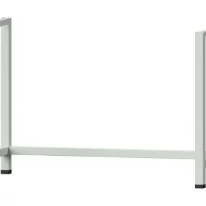 Bancadas de trabalho ANKE quadro B fixo, 1260 x 615 x 800 mm, RAL 7035, 990.578