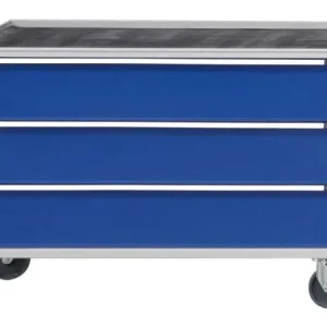 Carrinho de oficina de bancadas ANKE, modelo 153 V, 1090 x 615 x 750 mm, RAL 7035/5010, banheira, 460.054