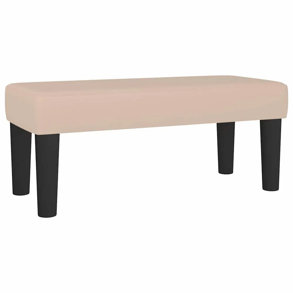 Banco 70x30x30 cm couro artificial cappuccino para Organização de Oficina