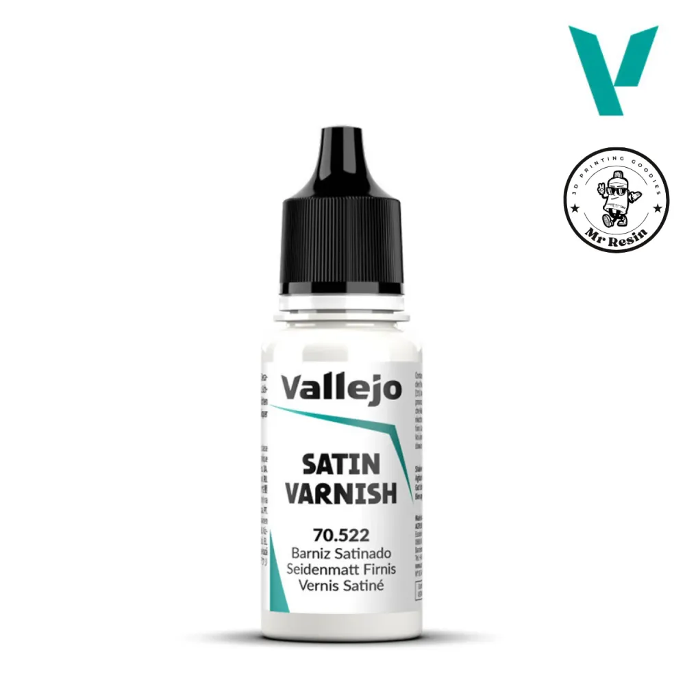 ⚪️ Vallejo 70522 Verniz Permanente Acetinado 🎯