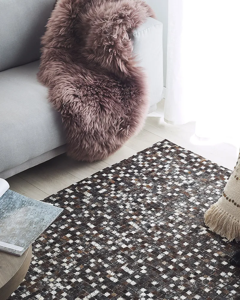 Cowhide Area Rug 160 x 230 cm Caramelo AKKESE