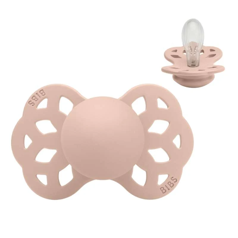 BIBS Symmetrisk Infinity Sut - Str. 2 - Silikone - Blush