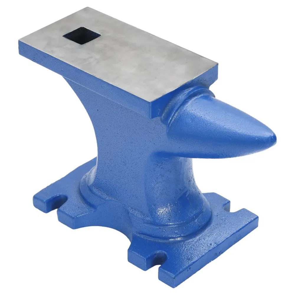 Bigorna 10,9 kg ferro fundido azul vidaXL