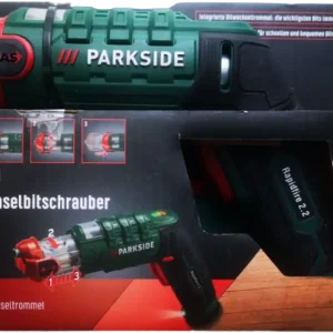 Chave de bits intercambiável sem fio PARKSIDE® 4V »Rapidfire 2.2«, com iluminação LED da peç de trabalho B-ware