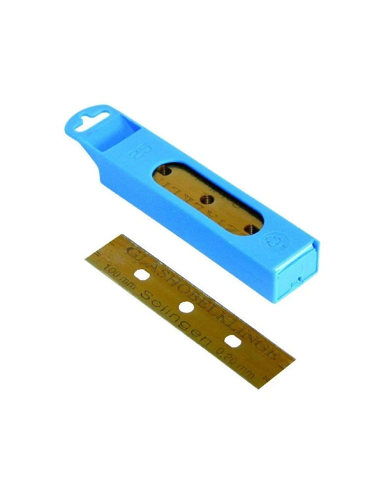 LEWI Lâminas De Reposição Para Raspador Limpeza de Vidros 10cm Kit Completo de Reposição
