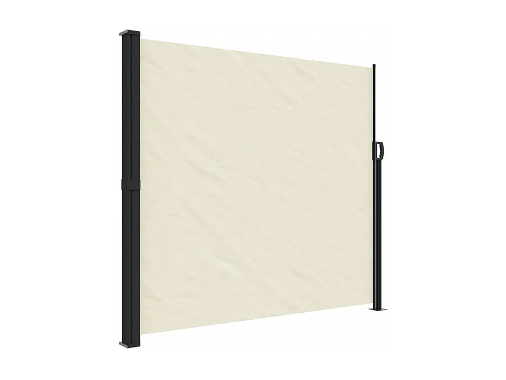 Toldo lateral retrátil 180x600 cm cor creme | Resistente à Corrosão |