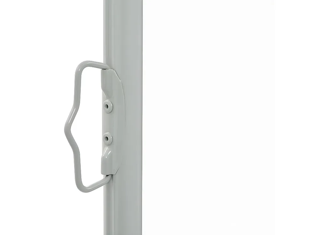 Toldo lateral retrátil para pátio 80x300 cm creme para Clima Tropical