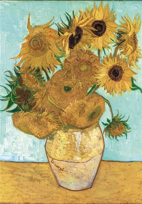 Puzzle Museum: Van Gogh, Sunflowers - 1000 Peças - Clementoni Compatível com Honda Civic