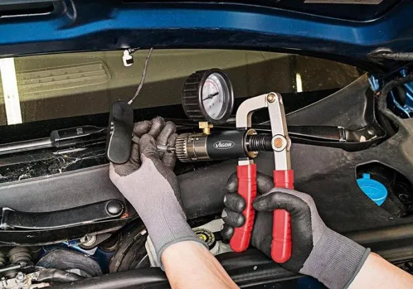 Conjunto de bomba de vácuo e pressão VIGOR, número de ferramentas: 28, V4325 ço Inoxidável