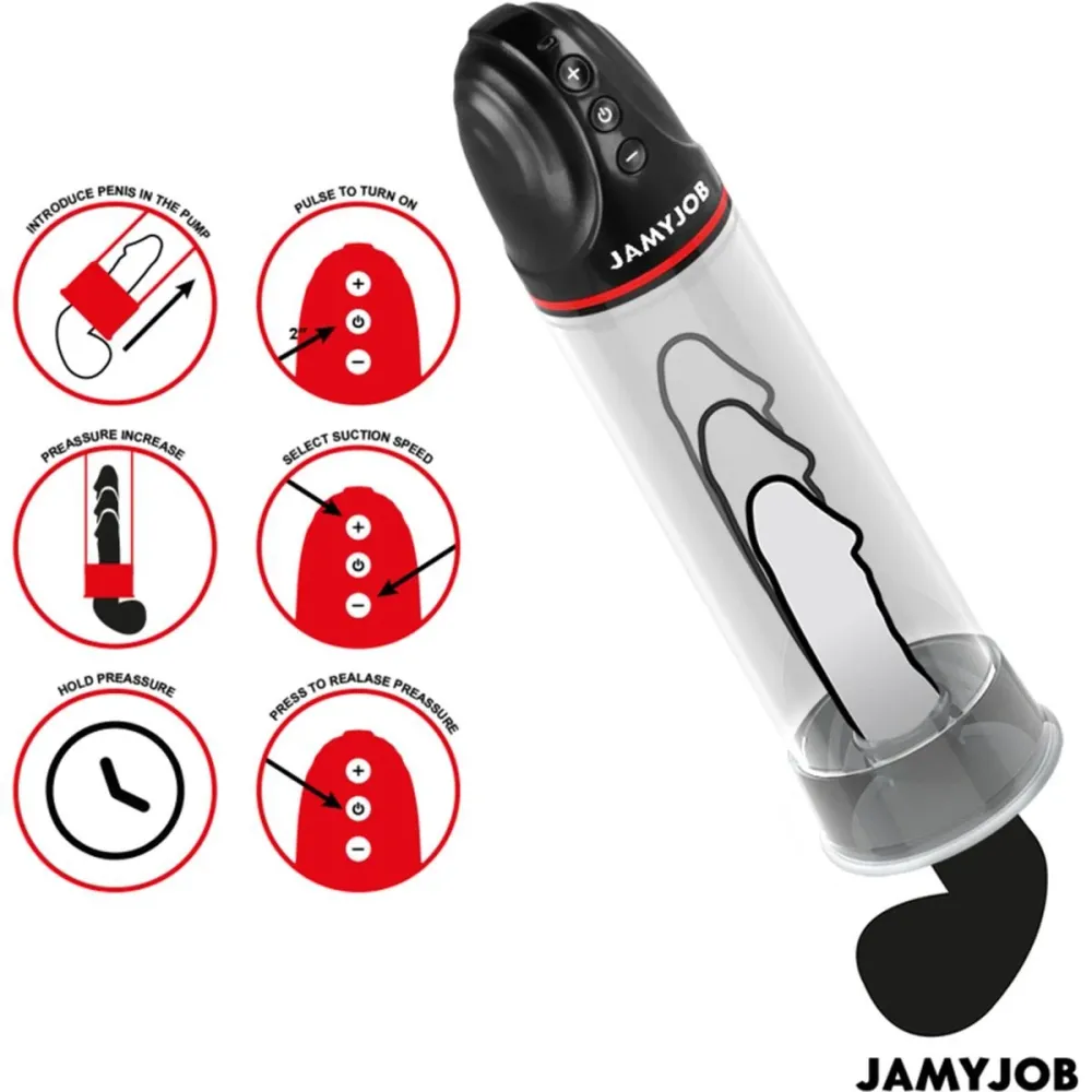 Conjunto de Vácuo Bomba de Vácuo Automática XPAND com 3 Modos de Sução, Impermeável e USB