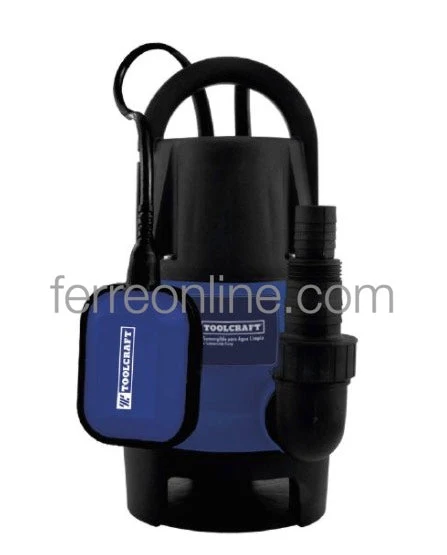BOMBA SUMERGIBLE PARA AGUA SUCIA 1HP TOOLCRAFT TC3505