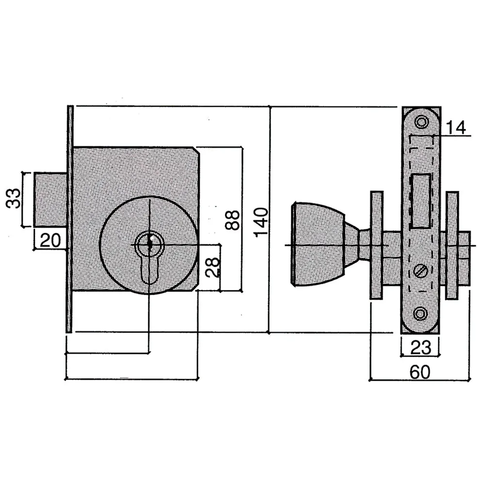 Botão Ucem 5300-P-HL/60