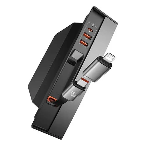 Certificado IP67 Adaptador Hub Baseus Series T-Space para Carros Tesla