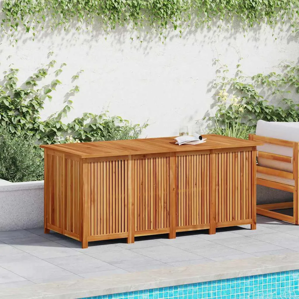 Caixa de arrumação para jardim 200x80x75 cm acácia maciç para Caminhonete
