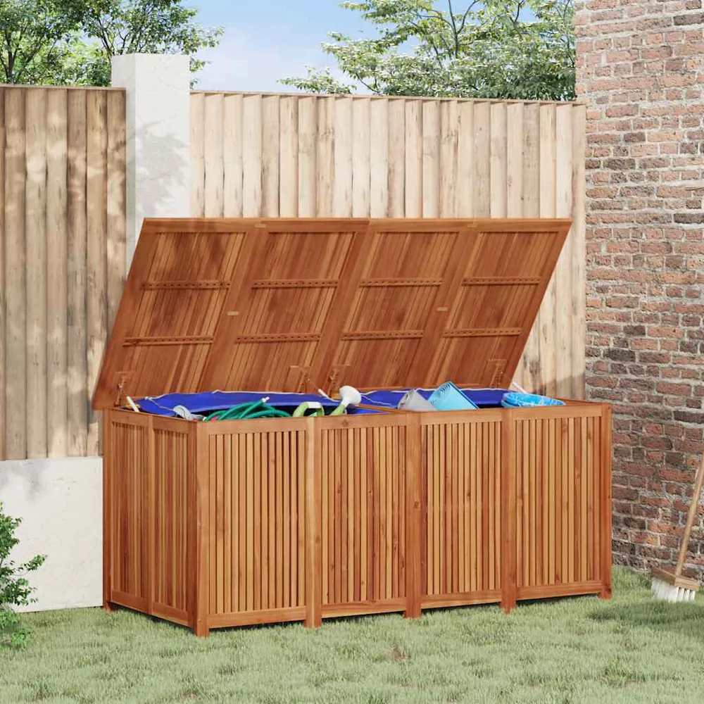 Caixa de arrumação para jardim 200x80x75 cm acácia maciç para Caminhonete