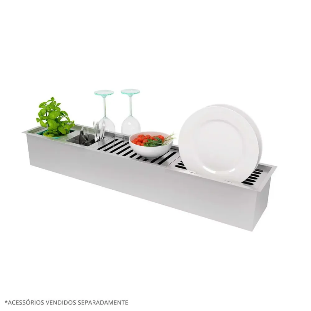 Canal Organizador Úmido Debacco 900 Inox