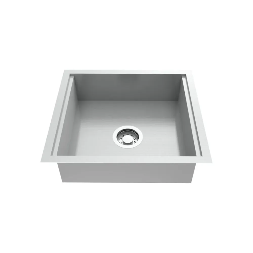 Canal Organizador Úmido Debacco Quadratino 450 Inox com acessórios