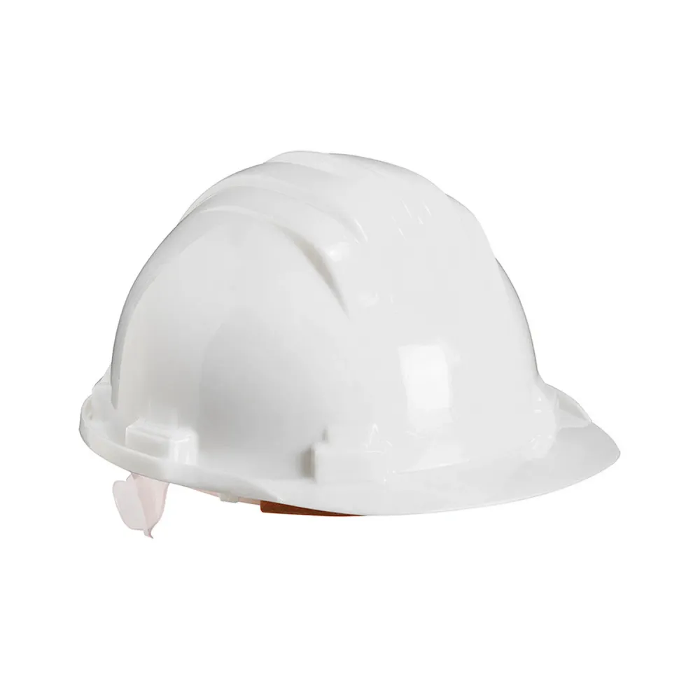 Capacetes de construção brancos