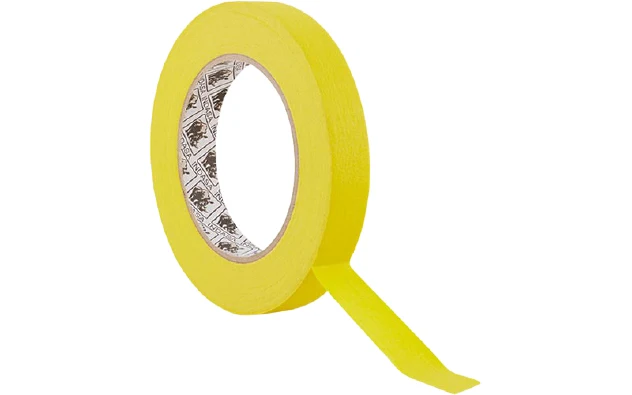 Fita de mascarar lisa MTE AMARELO