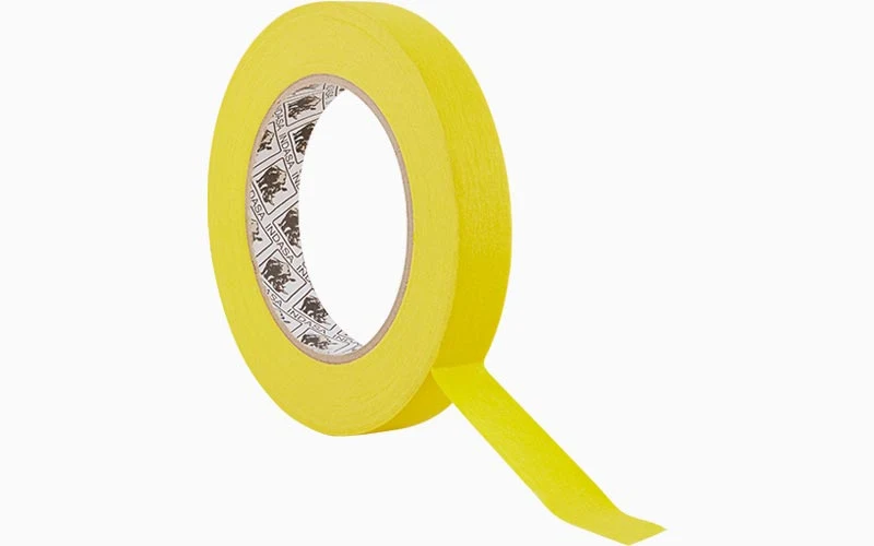 Fita de mascarar lisa MTE AMARELO