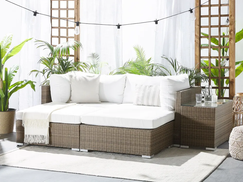 Outdoor Cushion Cover Set Cream NOTO | Estilo GT |