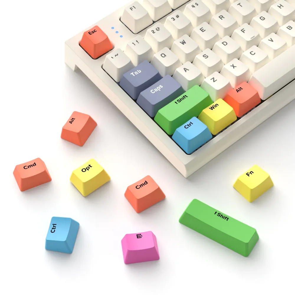 ATTACK SHARK Keycaps Coloridos PBT Perfil OEM Personalizado