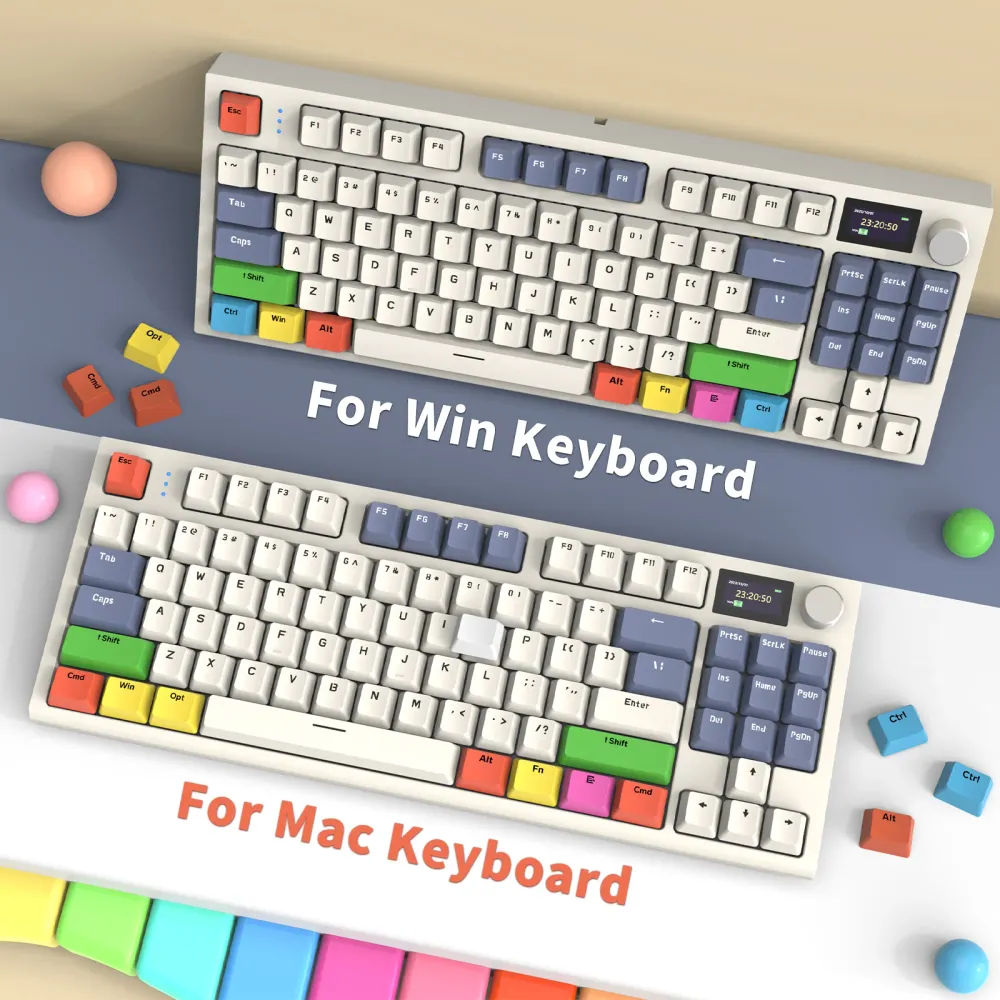 ATTACK SHARK Keycaps Coloridos PBT Perfil OEM Personalizado