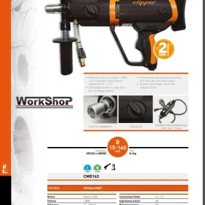 Carotatore secco umido Norton Clipper CDM163